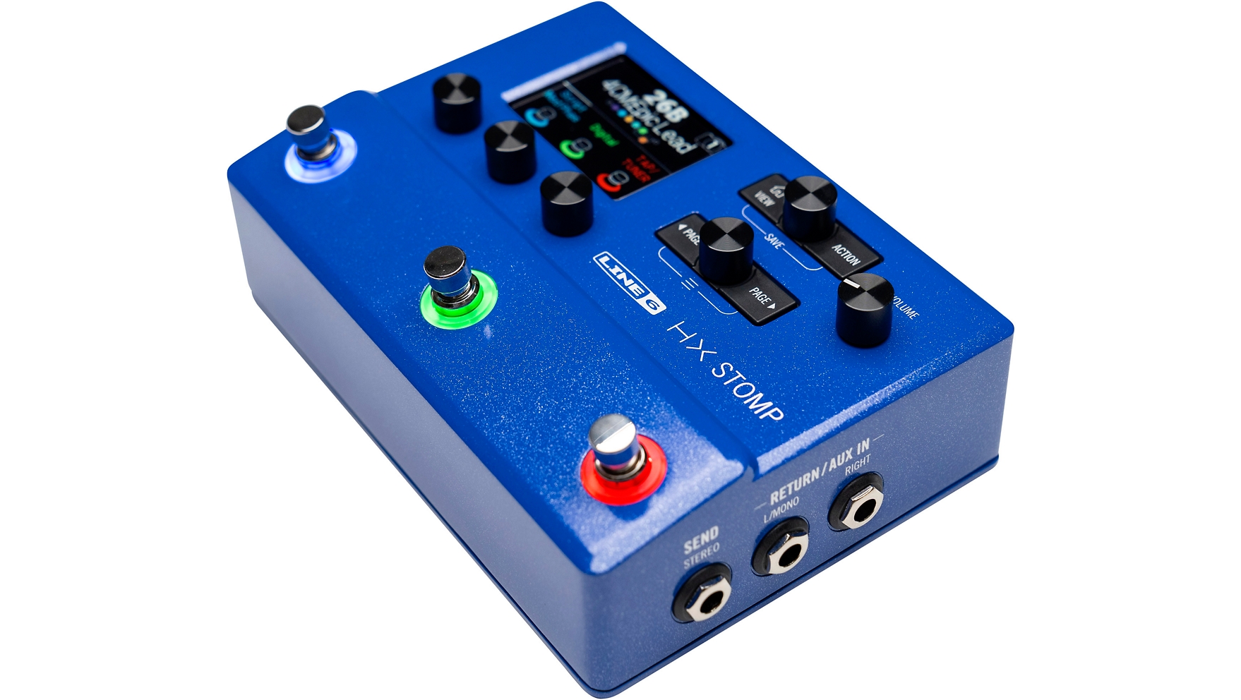 Line 6 HX Stomp Limited-Edition Lightning Blue Multi-Effects Pedal