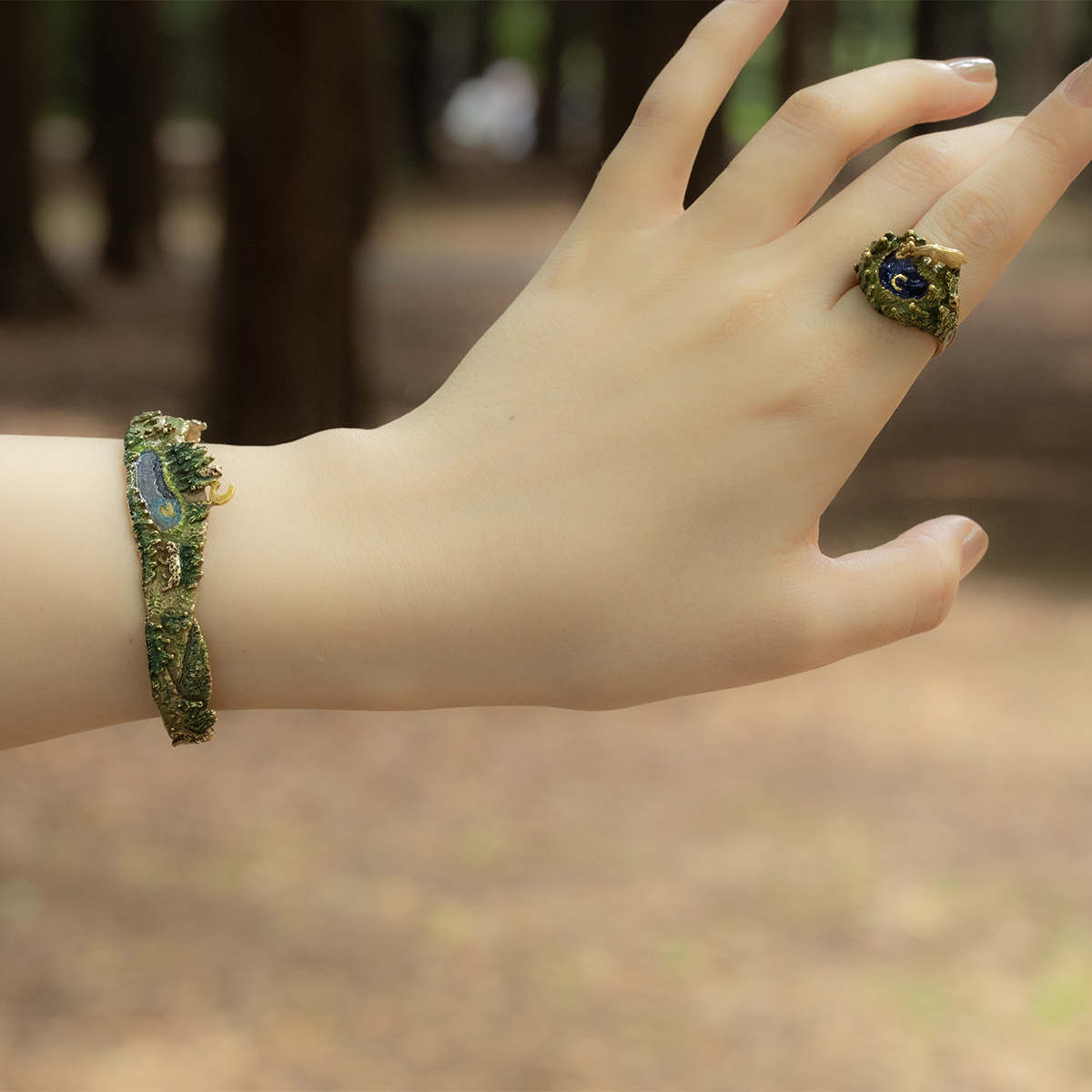 パルナートポック 月宿る泉 ブレスレット タグ付き美品 月宿る泉