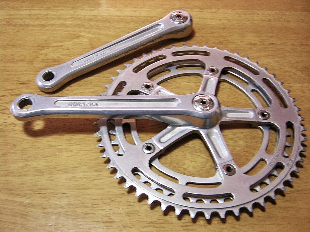 ビンテージ デュラエース DURA-ACE ダブル 50t 39t 165 オー