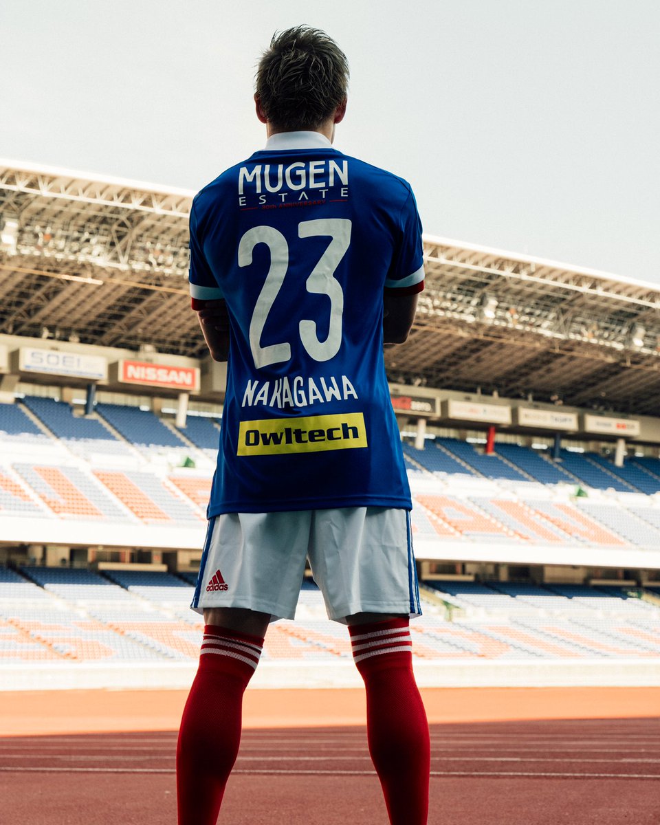 2019 横浜F・マリノス 2022年 仲川輝人 ユニフォーム 山根陸直筆サイン