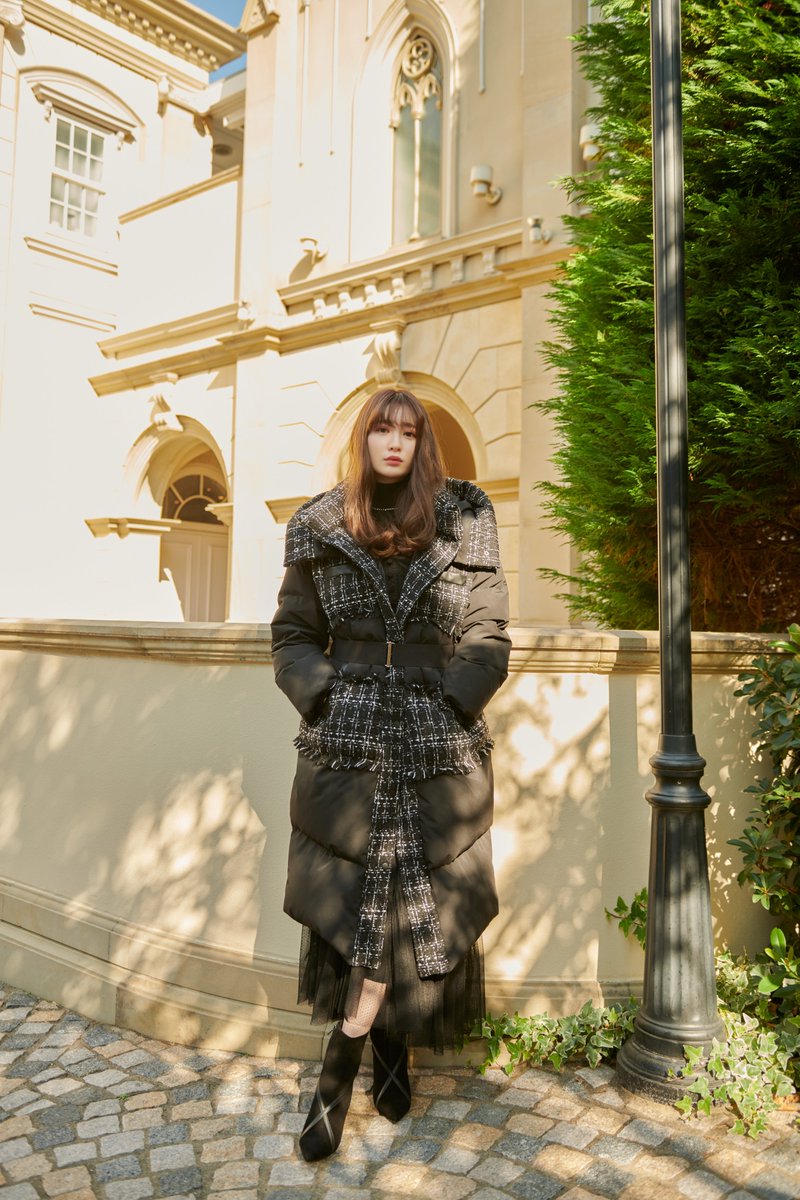🎄HOLIDAY collection🎄 //Tweed Shell Down Long Coat// ▶︎2020.12