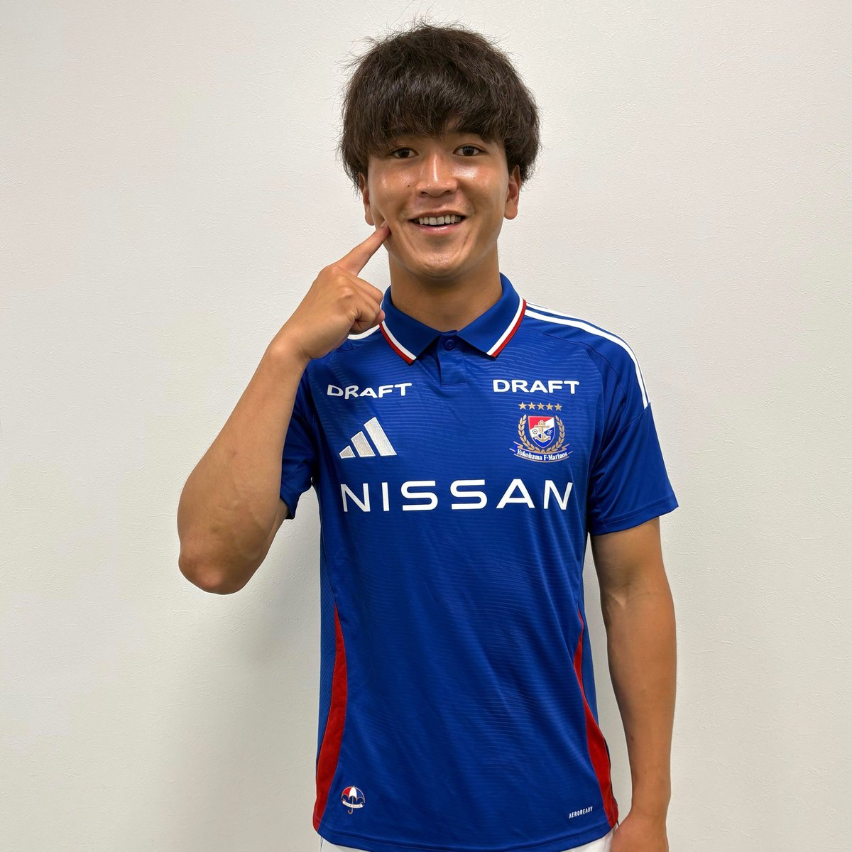 横浜F・マリノス 2025 ホームユニフォーム #48 谷村海那 2XL 横浜F