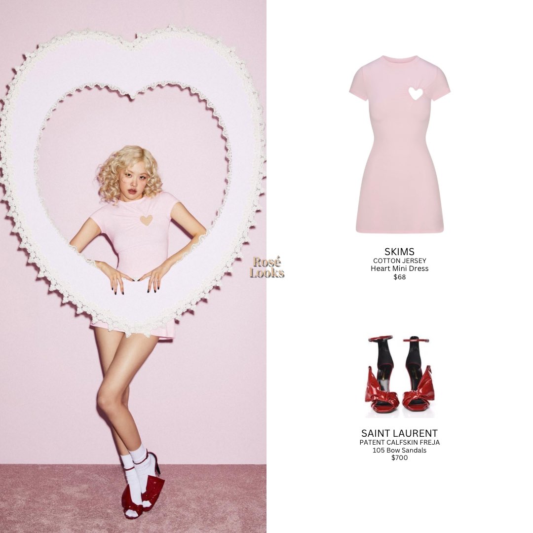 Rosé for The SKIMS Valentine's Shop Campaign. ♡︎