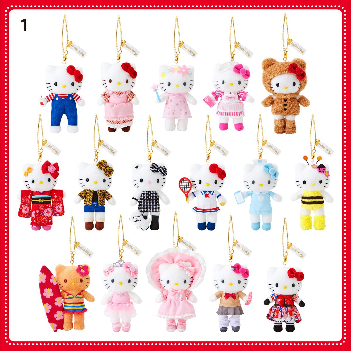 ハローキティ 地域限定 コレクターズマスコット 限定絵馬付き 34個