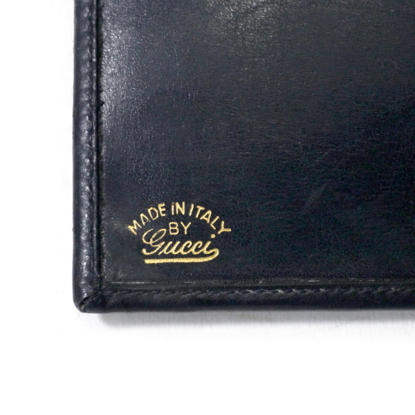 OLD Gucci GG留め具がま口シェリー長財布（青） – Vintage Shop Rococo