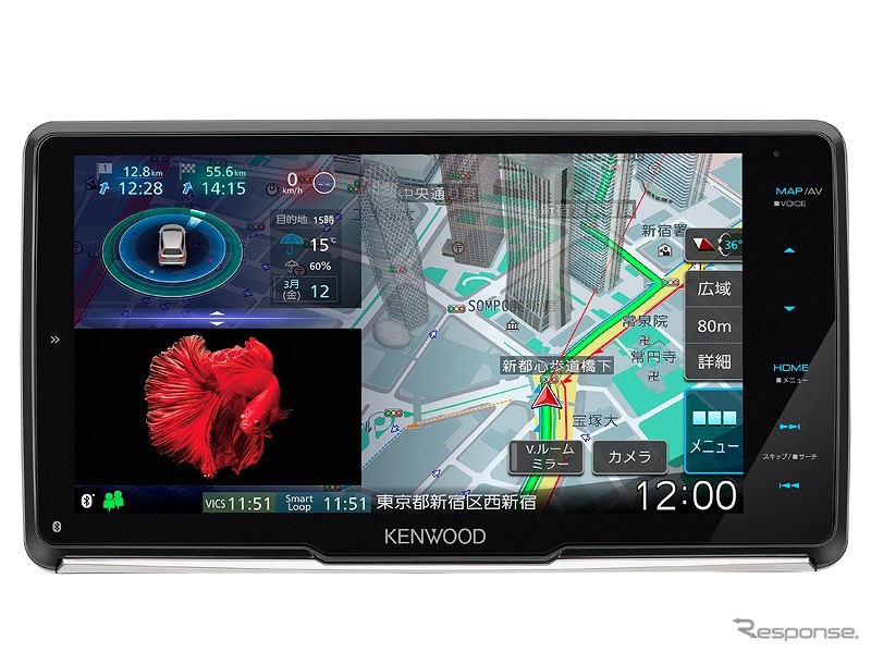 地図2019年最新版彩速ナビMDV-434DTフルセグ⁄bluetooth⁄録音 2019