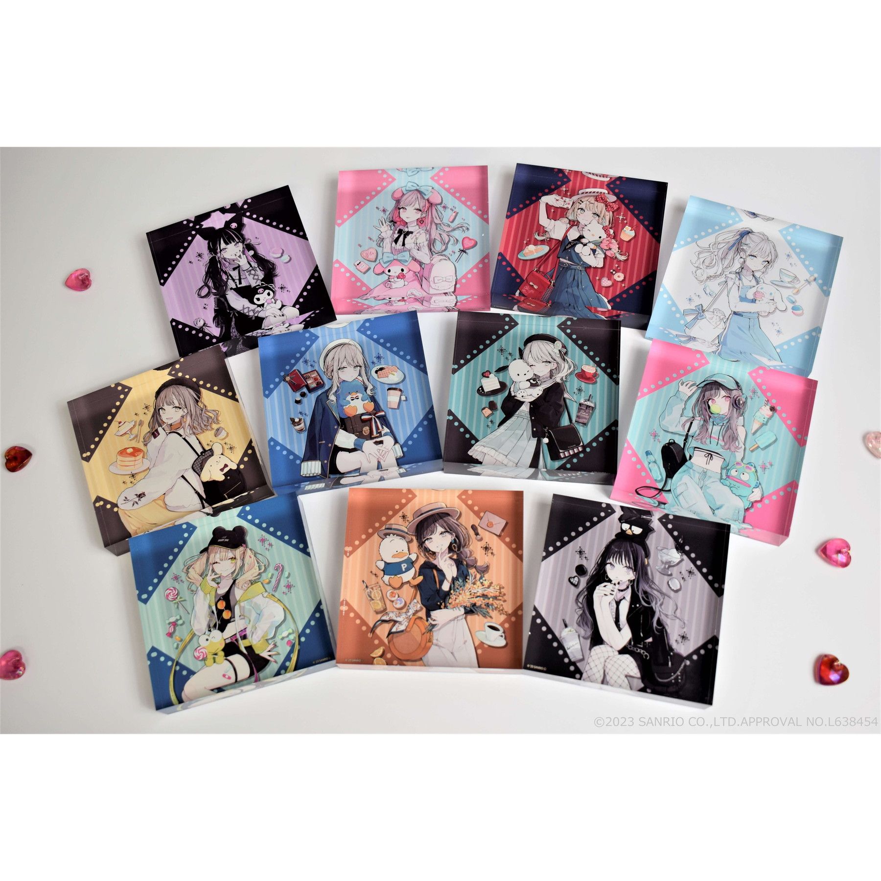 赤倉×はぴだんぶい｜アクリルブロック「赤倉×はぴだんぶい」01/クロミ