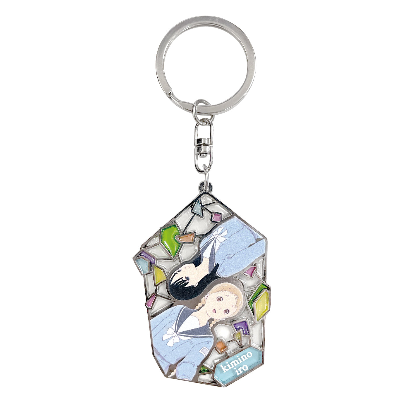 宝石の国 シンシャ ステンドグラス風キーホルダー Amazon.co.jp: 宝石