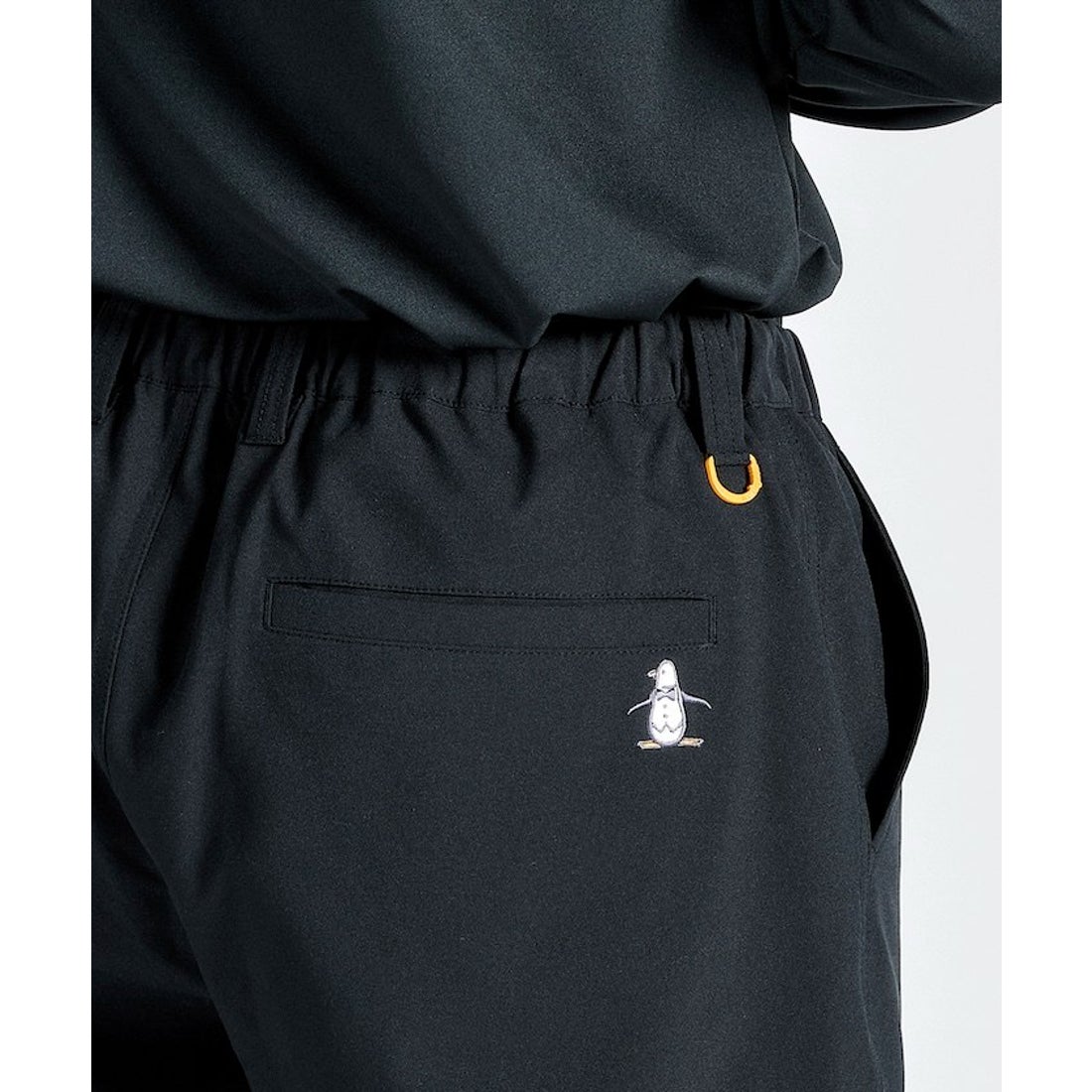 MUNSINGWEAR はっ水 ストレッチ イージーウエスト裾ZIP 9分丈パンツ