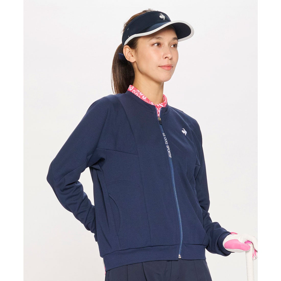 ルコックスポルティフ ゴルフ le coq sportif golf フルジップ