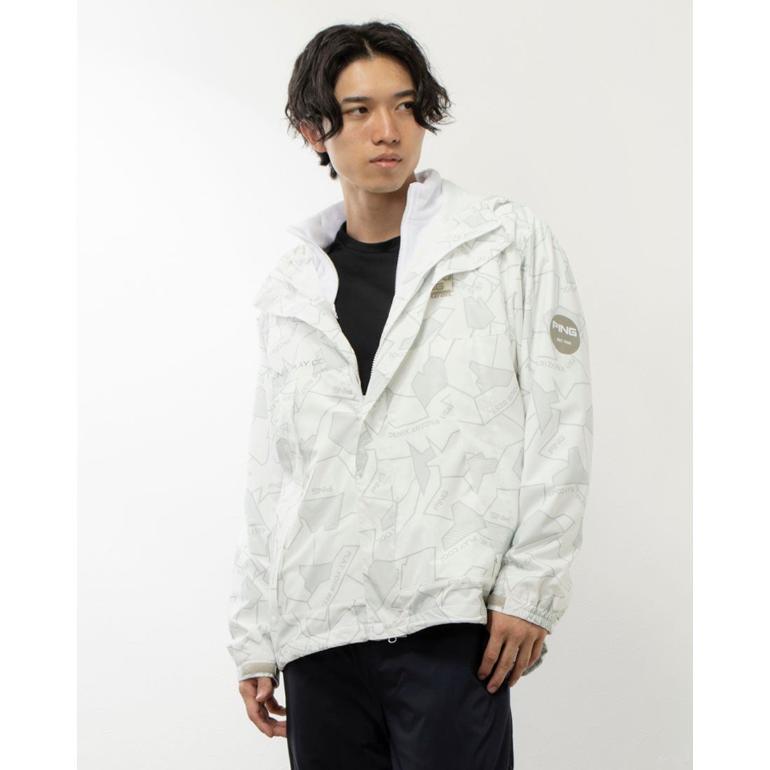 ピン PING メンズ ゴルフ 長袖ウインドブレーカー 23FW3WAYブルゾン