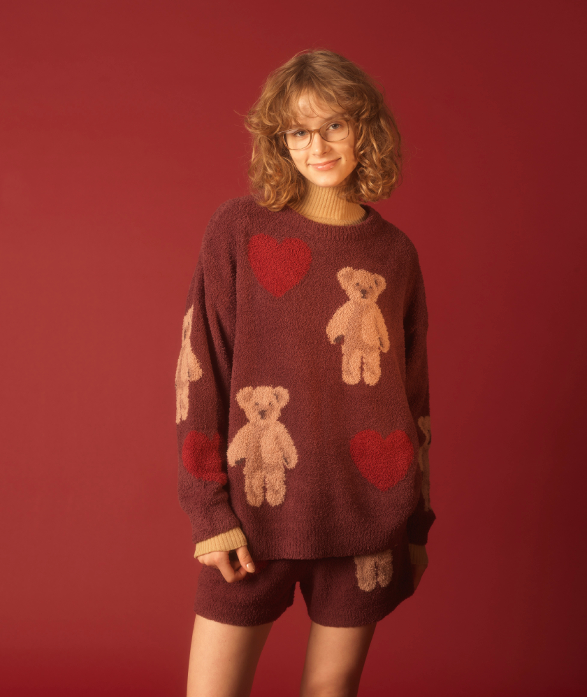 gelato pique」ブランドを象徴するくまのぬいぐるみモチーフ