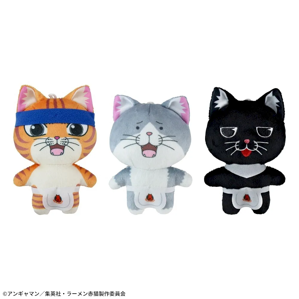 バンダイナムコ ラーメン赤猫 ぬいぐるみセット 5体 AnimeJapan 2024