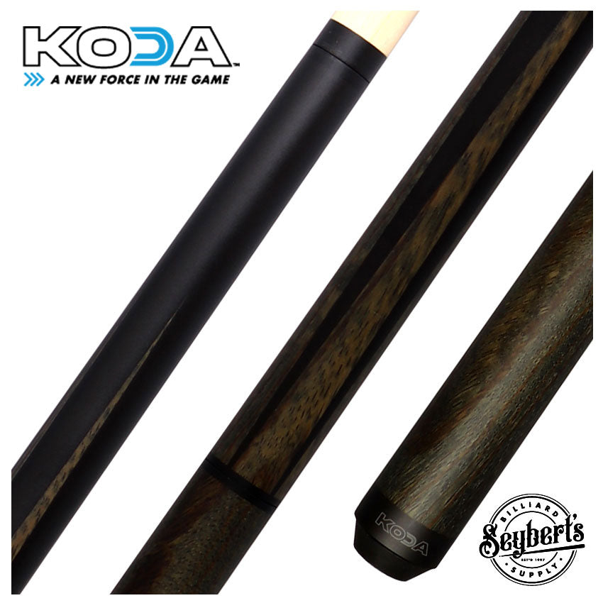 KODA Black and Zebrawood Break/Jump Cue - KDJB11 - Seybert's