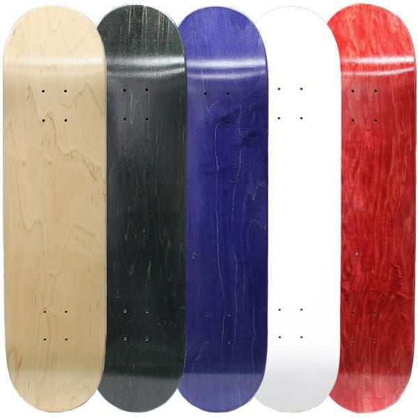スケボー デッキのみ3枚セット ブランク デッキ 7.75・8.0インチ幅 5