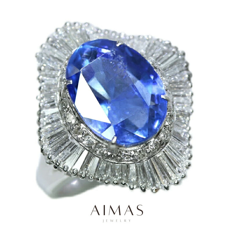楽天市場】スリランカ産コーンフラワーブルーサファイア 5.83ct リング