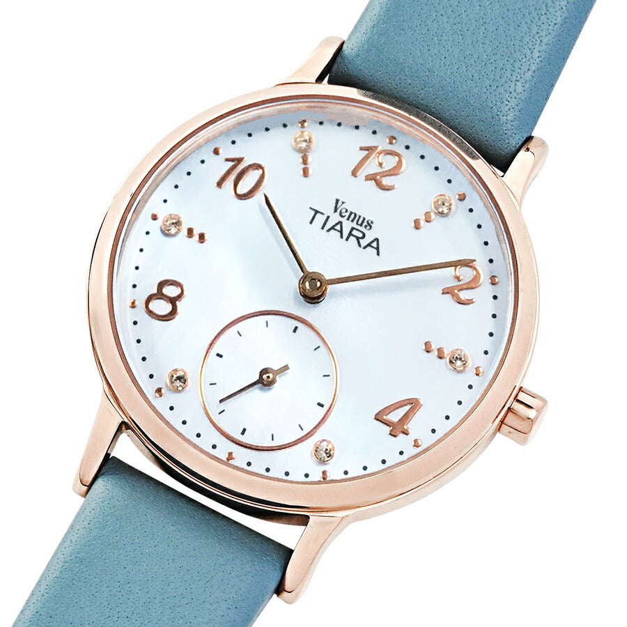 ヴィーナスティアラ スモールセコンド VT100-LB レディース クオーツ