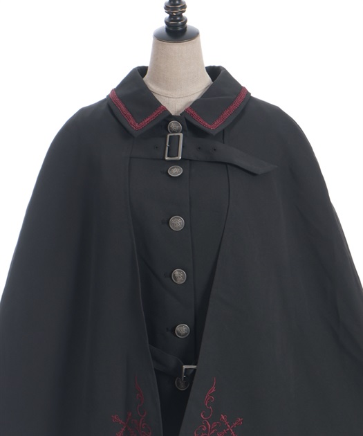 クロス刺繍ケープコート【WEB限定価格】 | axes femme online shop