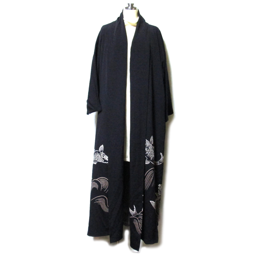 12ss Yohji Yamamoto POUR HOMME 松葉柄シルクコート 12ss Yohji