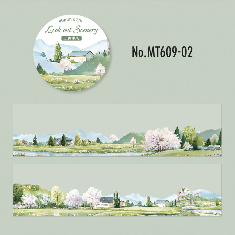 コラージュ 素材 マスキングテープ マステ 風景 背景 景色 桜 ショップ