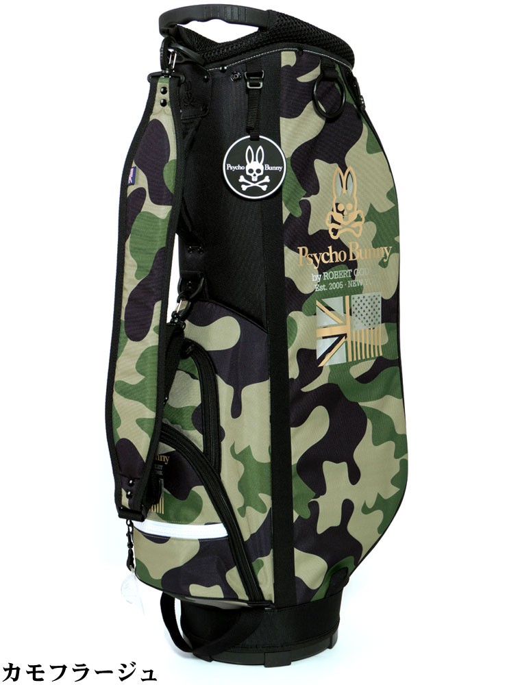 Psycho Bunny 迷彩キャディバッグ サイコバニー オマケ ボール付き