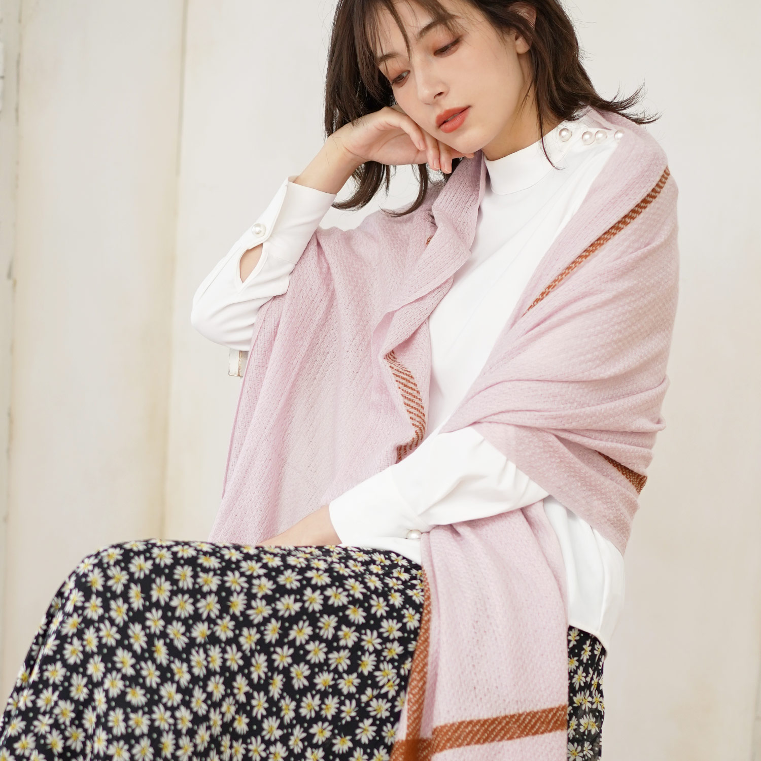 sankyo shokai（三京商会） ［期間限定価格］カシミヤ ストール 大判