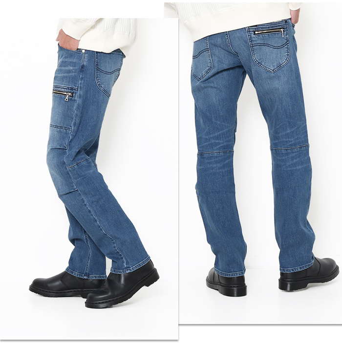 Lee（リー） X-LINE ジップナロー デニム スリムストレート ストレート