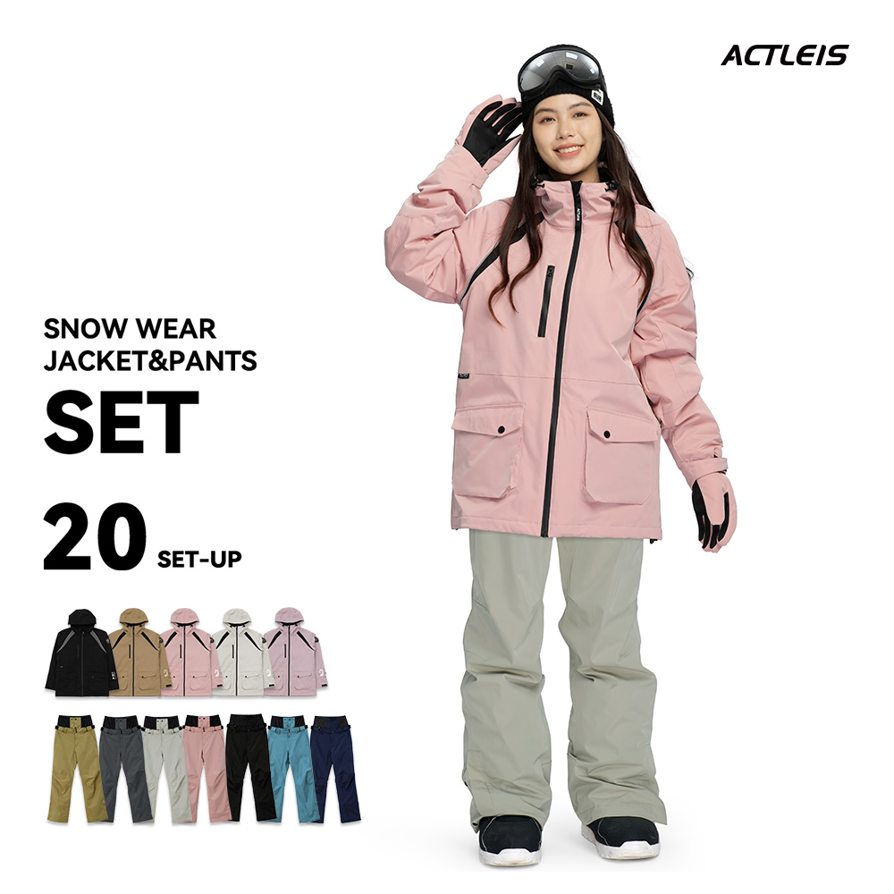 ACTLEIS（アクレイス） スキーウェア スノーボードウェア レディース