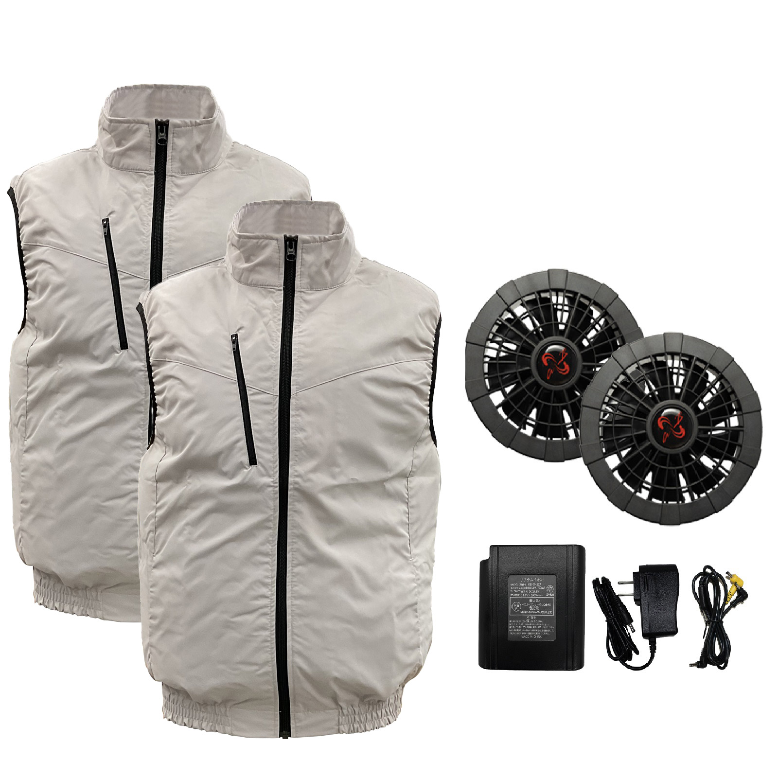 服2枚付き 空調ベスト フルセット 空調作業服 2025 空調ウェア 最強