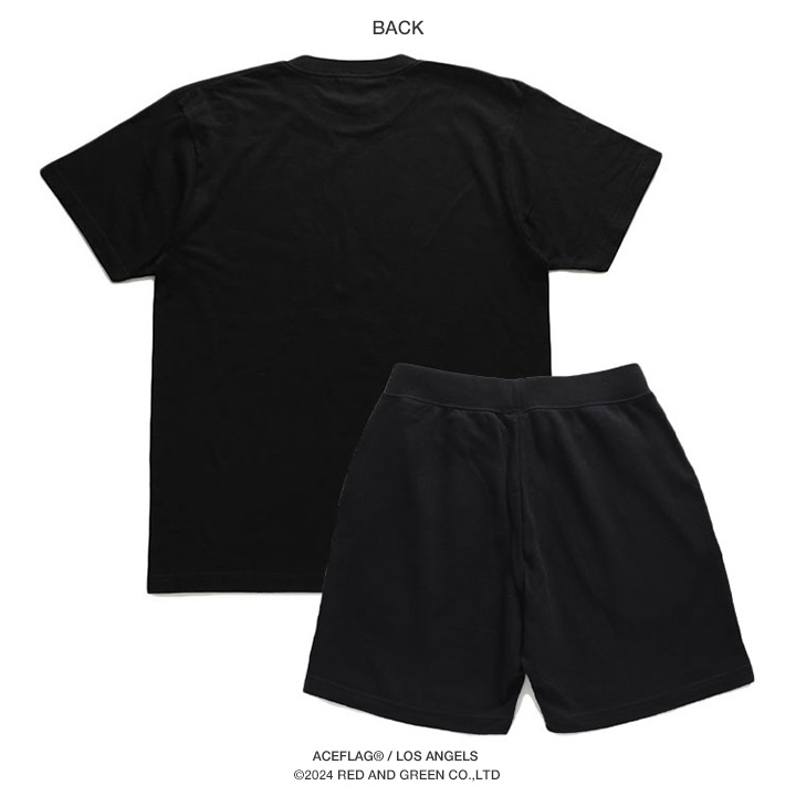 ACEFLAG（エースフラッグ） 上下セット 半袖 ブランド Tシャツ LA