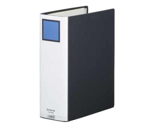 TANOSEE 片開きパイプ式ファイルE A4タテ 1000枚収容 100mmとじ 背幅