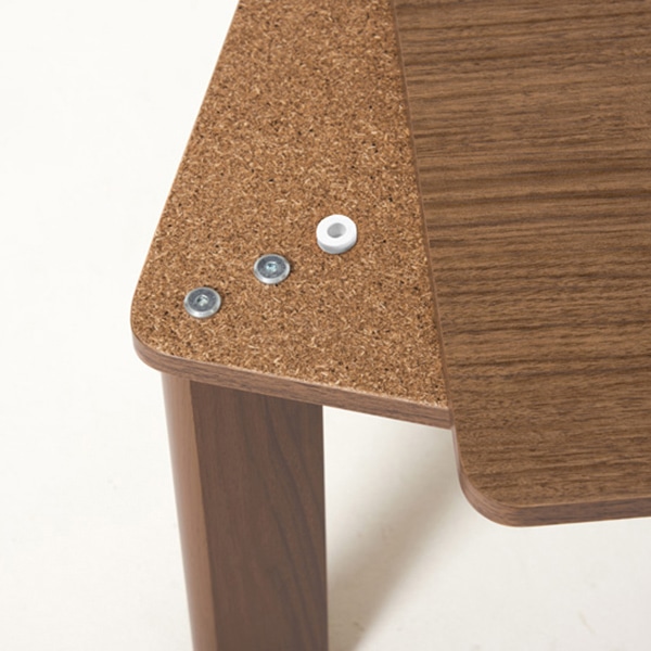 萩原 カジュアルこたつ 60×60cm ブラウン KOT-7380-60BR 1台（ご注文