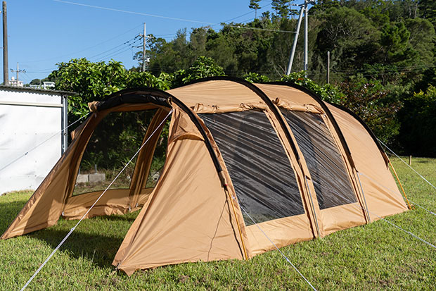 ポール2本付き！イグニオトンネルテント
