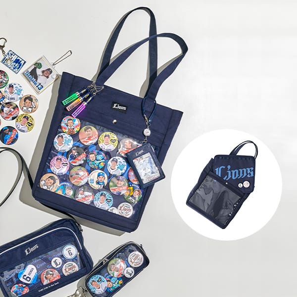 埼玉西武ライオンズ 元山飛優 トートバッグ 缶バッジ 推しガチャ