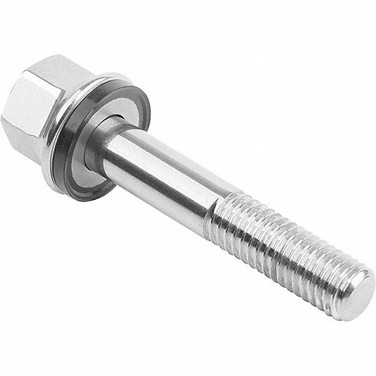 Stainless Steel, Partially Threaded, Hygienic USIT Hex Head Bolt w