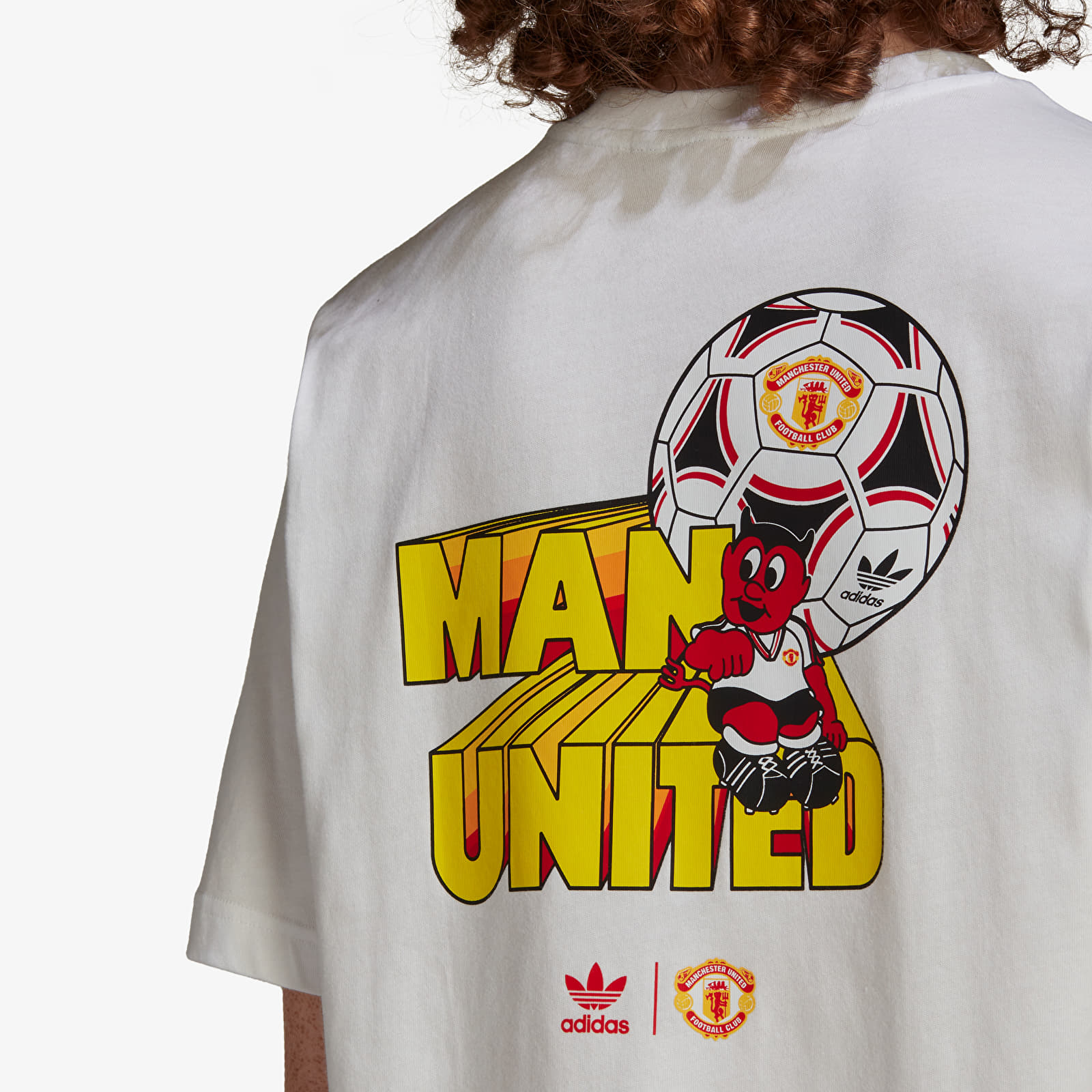 T-shirts adidas Manchester United Graphic Tee White (HP0448