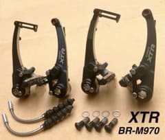 美品!! XTR BR-M970 /パラレルリンク Vブレーキ shimano - メルカリ