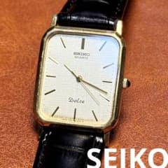 A118 希少 稼動品 SEIKO DOLCE レクタンギュラー80年代 - メルカリ
