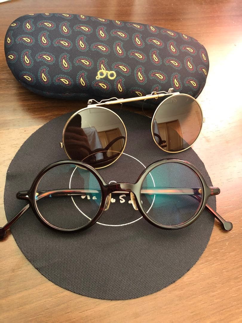 白山眼鏡店 round classic クリップオン