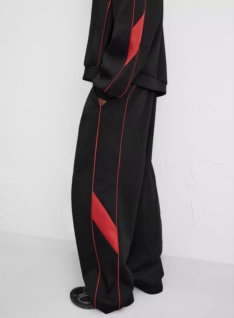 新品未使用】ZARAザラ レトロサッカーパンツ ジャージ トラックパンツ