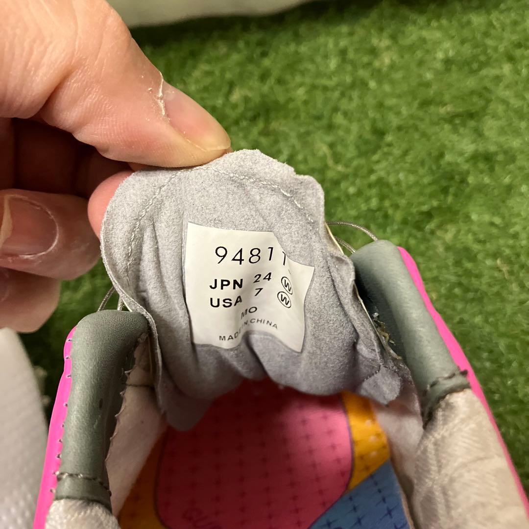 新品未使用】FootJoy ゴルフシューズ DNA ピンク 24cm ワイド - メルカリ