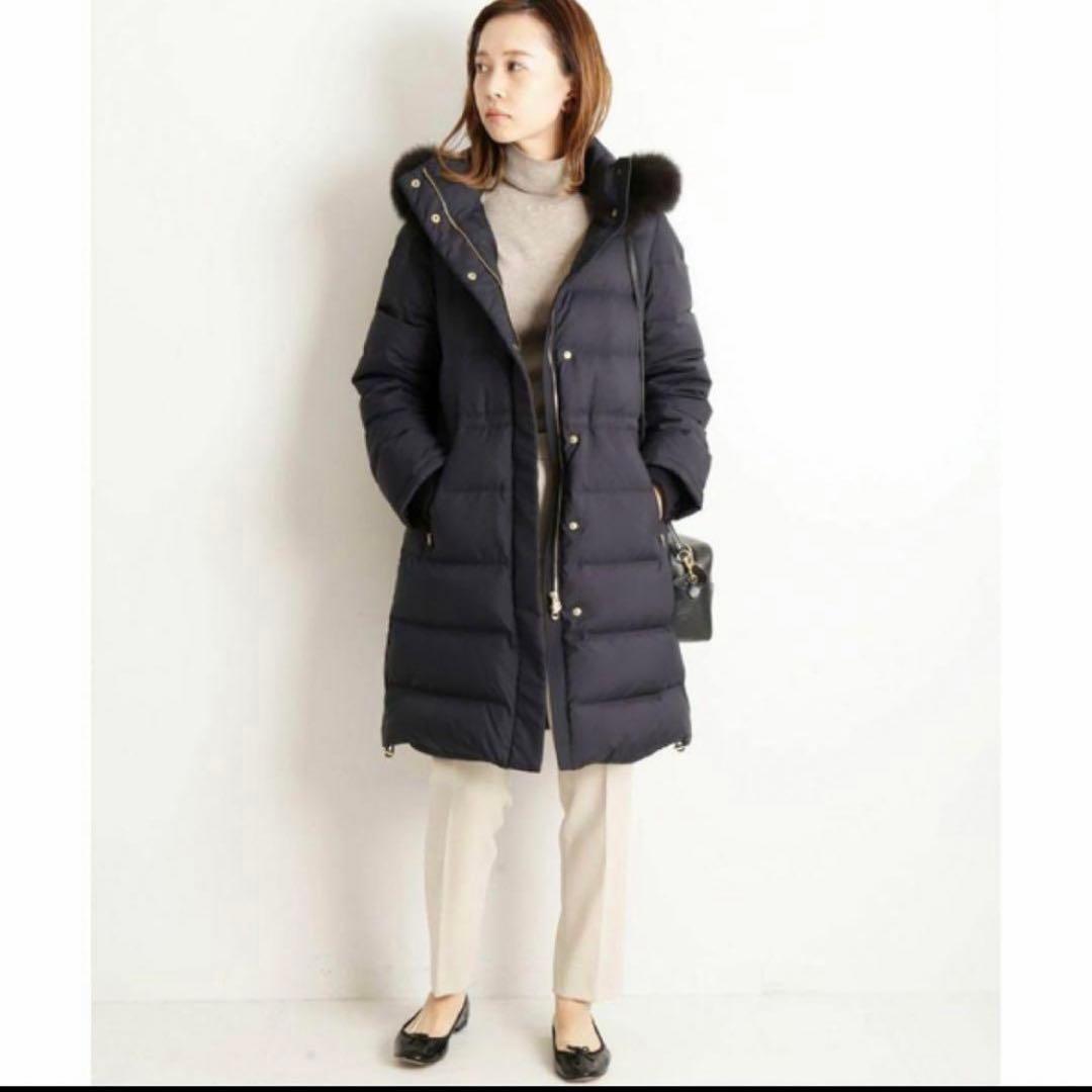新品未使用】イエナ P/タフタ ロングダウンコート ネイビー 38 - メルカリ