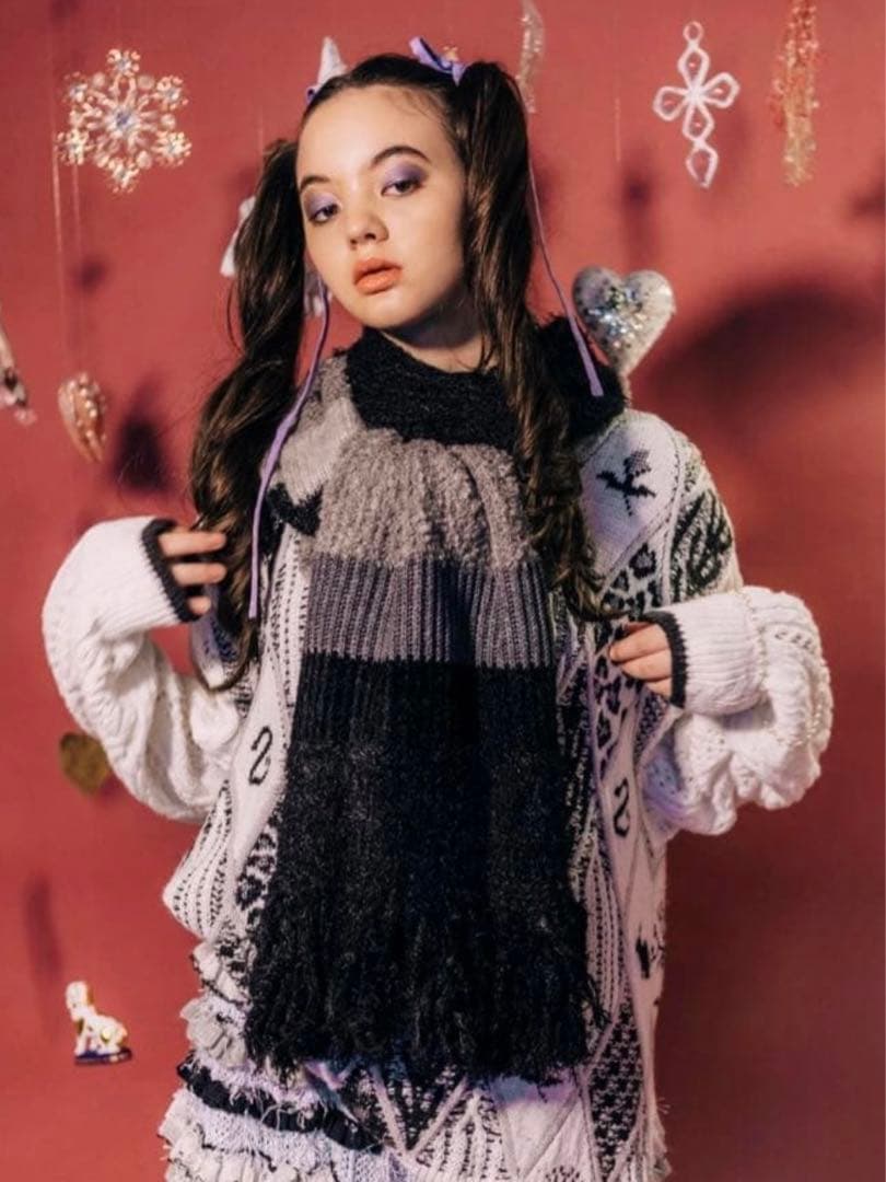 rurumu: 縷縷夢兎 2019 ss collection 黒 マフラー 2026年最新】rurumu マフラーの人気アイテム - メルカリ