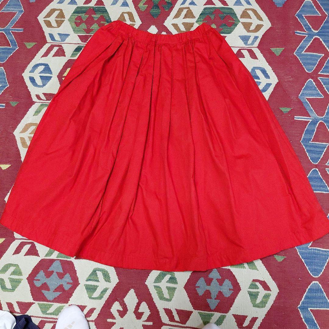 コムデギャルソンガールXS赤いスカート - メルカリ