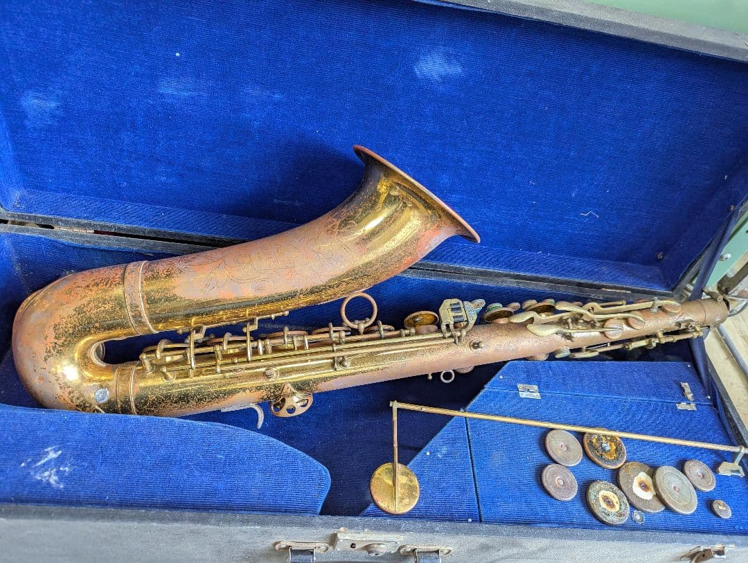 ジャンク】nikkan ニッカン テナーサックス No20