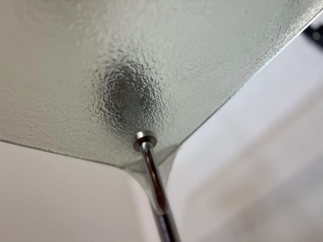 ミッドセンチュリー スクエア ガラステーブル 2段 TEMPERED GLASS