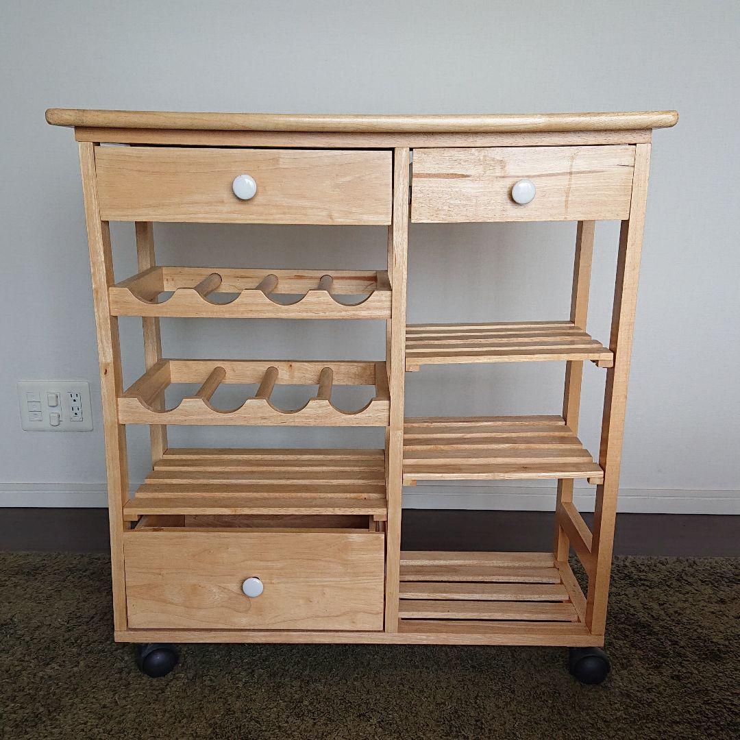 送料込み・おしゃれ】キッチンワゴン キャトルセゾンブランド品 - メルカリ