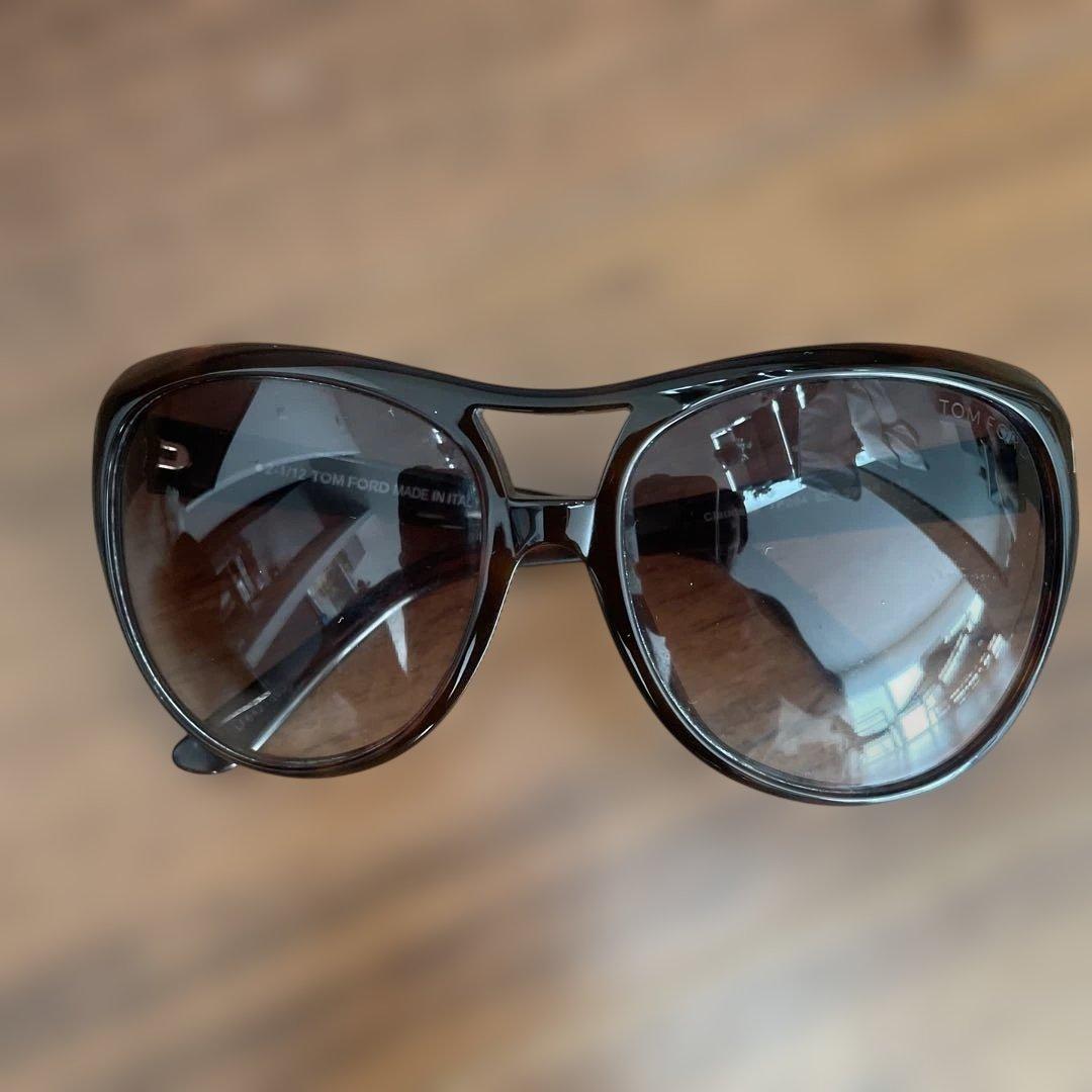 Tom Ford ブラック キャットアイ サングラス トムフォード、ブラウン