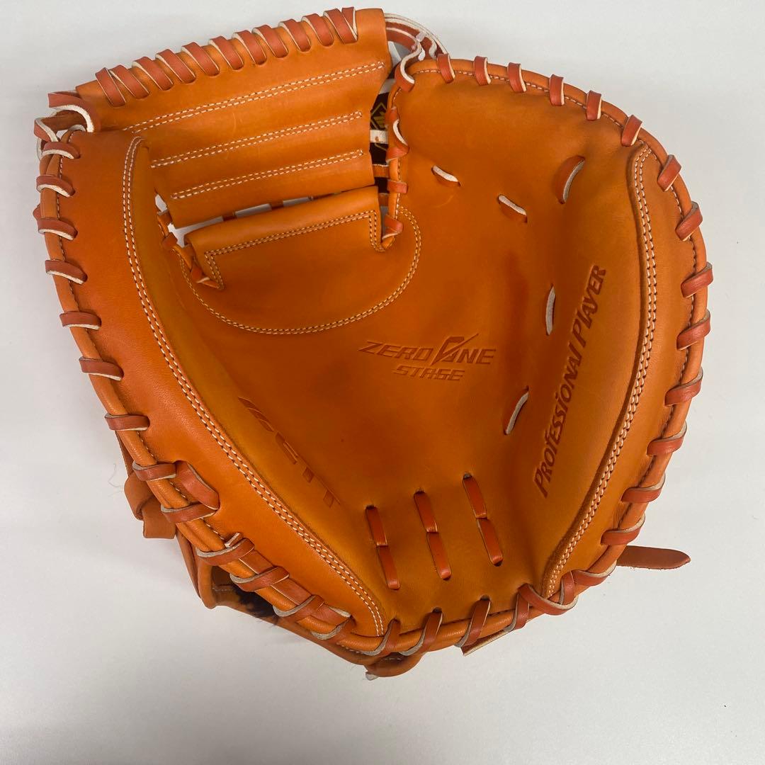 ZETT ZETT 少年軟式野球キャッチャーミット オレンジ 少年軟式野球