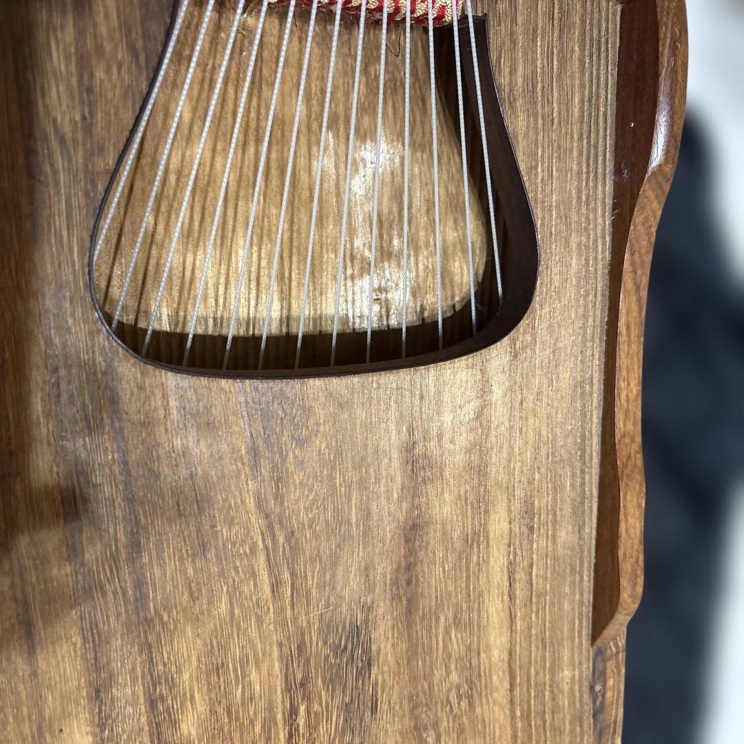 琴 13弦 すだれ彫 ケース付き 和楽器 こと 練習用 美品 和楽器 練習用